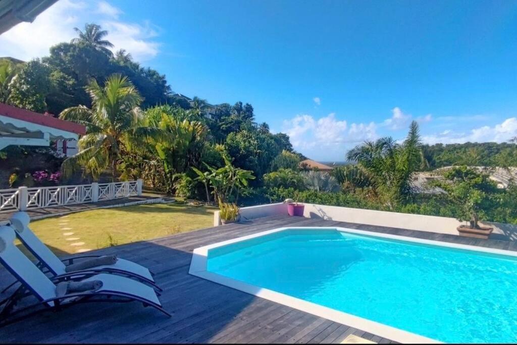 Spacieuse Villa Corossol Avec Piscine Et Jeux Exterieurs Le Gosier  Kültér fotó